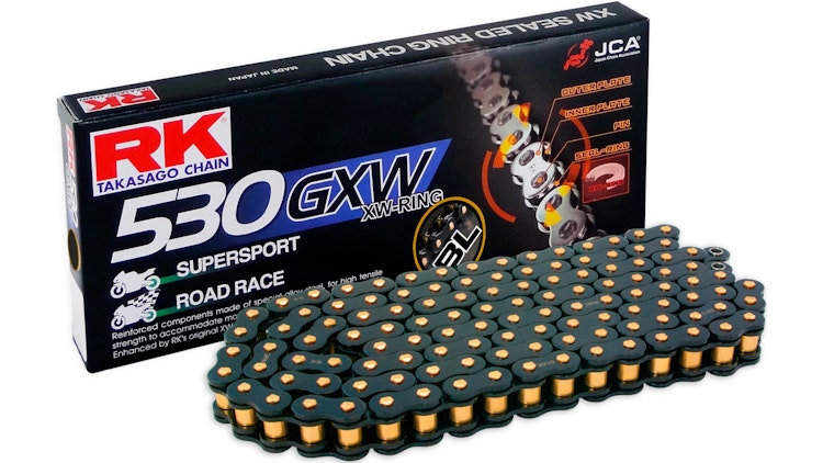 RK Kette BL530GXW Black Scale, 104 Glieder