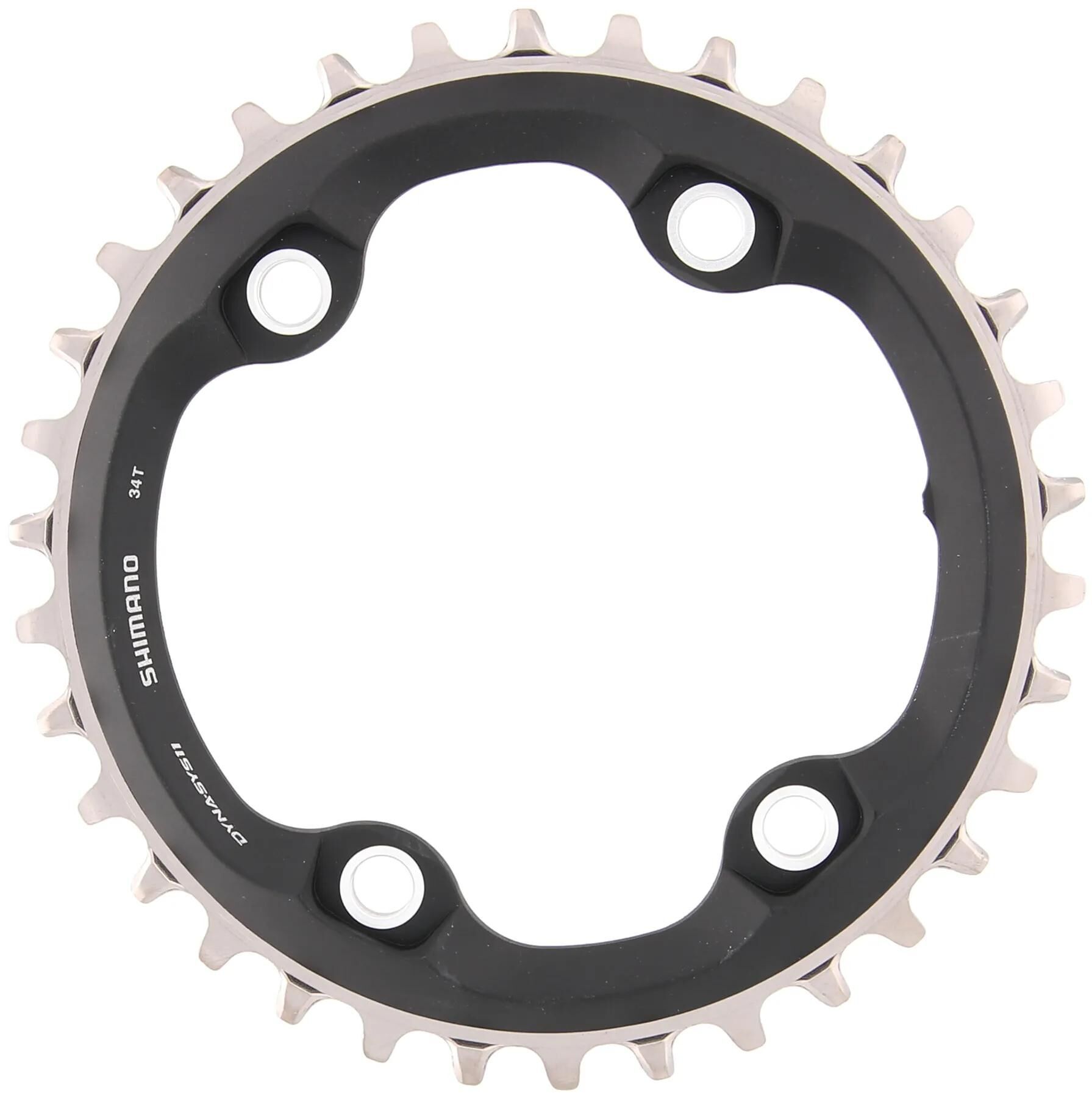 Shimano Kettenblatt SLX SM-CRM70 34 Zähne schwarz/silber