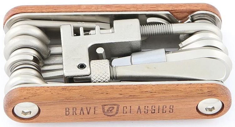 Brave Classic Multifunktionswerkzeug 20 Funktionen braun,silber