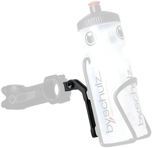by,schulz Vorbauhalter SDS Single-Link Bottleholder schwarz