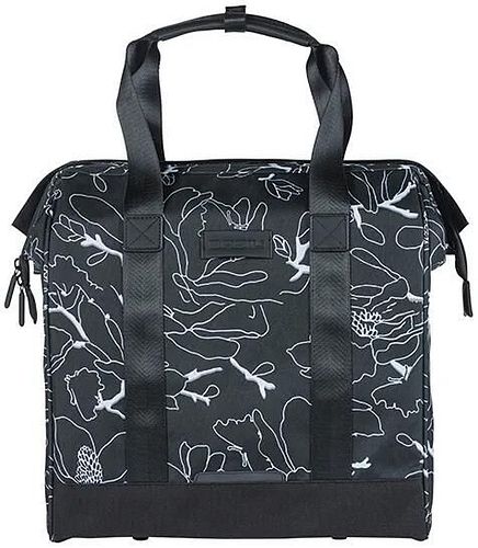 Basil Einzeltasche City Grand Fahrradshopper MIK Hooks schwarz