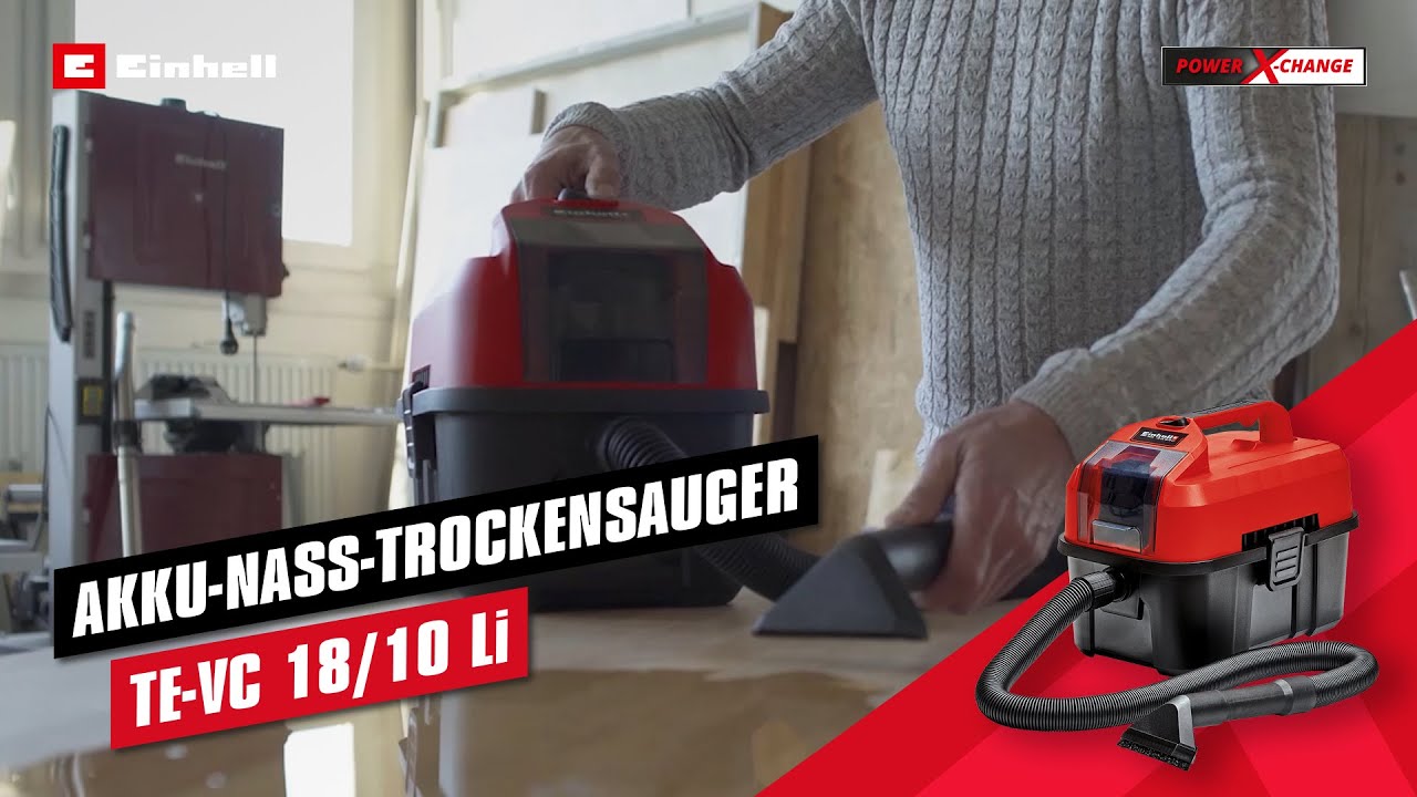 Einhell Akku-Nass-Trockensauger TE-VC 18/10 Li Solo