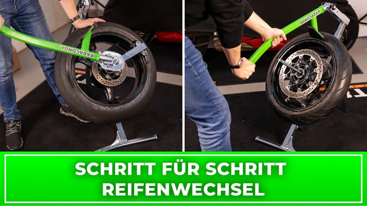 Rabaconda Street Bike Reifenmontiergerät Set für BMW 5-Loch-Felge Rabaconda Street Bike Reifenmontiergerät Set für BMW 5-Loch-Felge