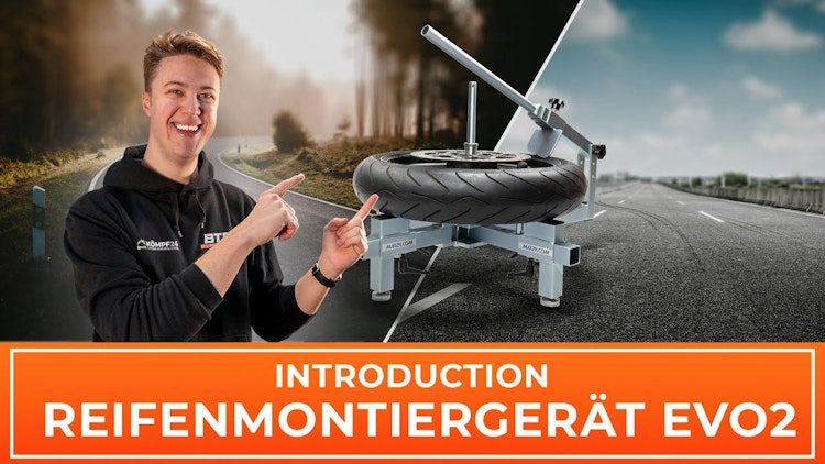 Reifenmontiergerät EVO2® mit Wuchtbock, Starterpaket und Tasche Reifenmontiergerät EVO2® mit Wuchtbock, Starterpaket und Tasche